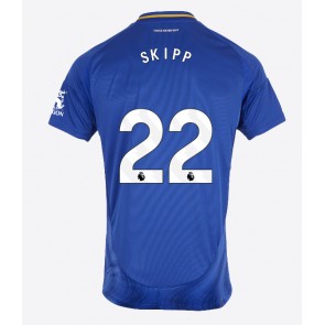 Leicester City Oliver Skipp #22 Hemmatröja 2024-25 Kortärmad